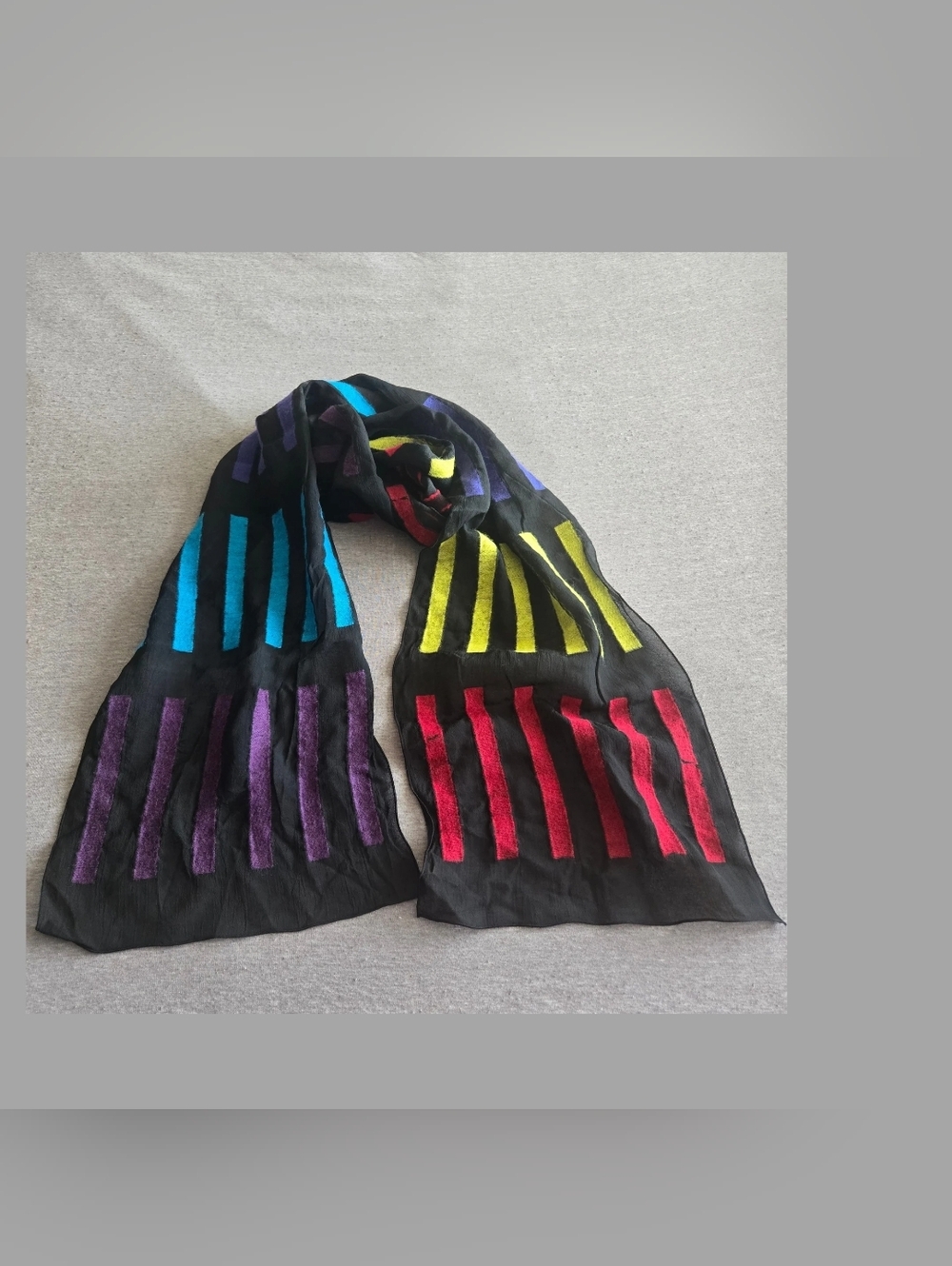 Sheer Colorful Scarf